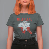 Greenland Is Not For Sale T Shirt For Women Support Greenlander Gift