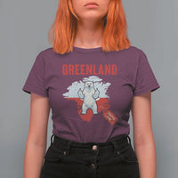 Greenland Is Not For Sale T Shirt For Women Support Greenlander Gift