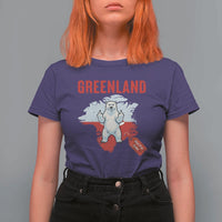 Greenland Is Not For Sale T Shirt For Women Support Greenlander Gift