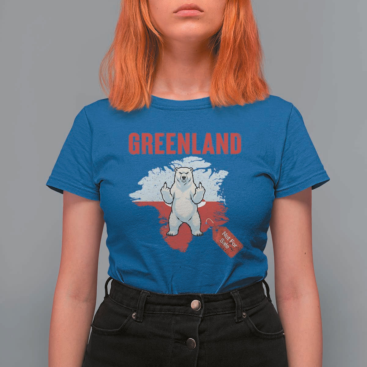 Greenland Is Not For Sale T Shirt For Women Support Greenlander Gift