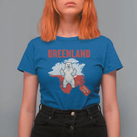 Greenland Is Not For Sale T Shirt For Women Support Greenlander Gift