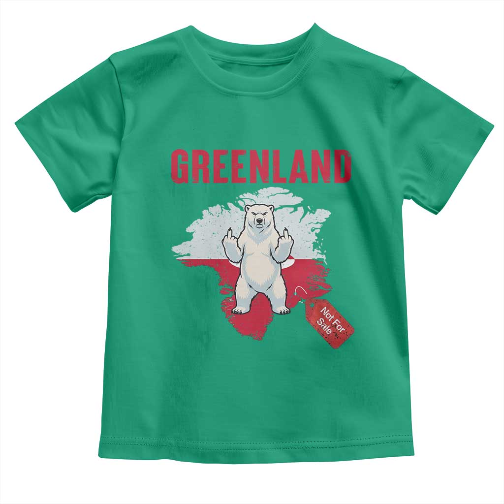 Greenland Is Not For Sale Toddler T Shirt Support Greenlander Gift