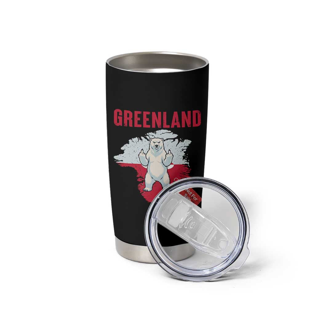 Greenland Is Not For Sale Tumbler Cup Support Greenlander Gift