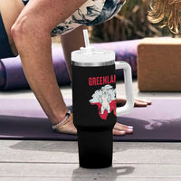 Greenland Is Not For Sale Tumbler With Handle Support Greenlander Gift