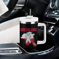 Greenland Is Not For Sale Tumbler With Handle Support Greenlander Gift