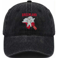 Greenland Is Not For Sale Washed Cotton Baseball Cap Support Greenlander Gift