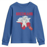Greenland Is Not For Sale Youth Sweatshirt Support Greenlander Gift