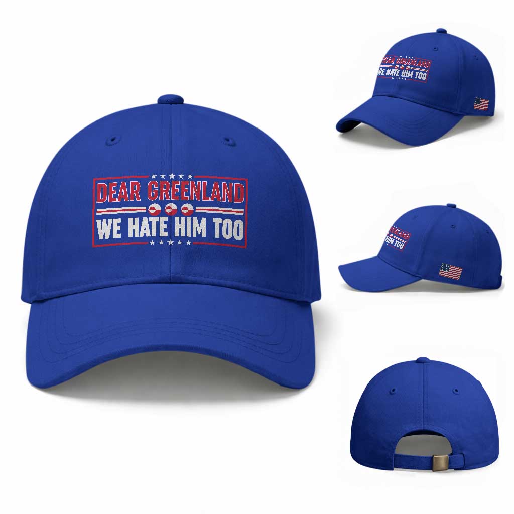 Dear Greenland We Hate Him Too Baseball Cap Stand With Greenlanders