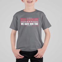 Dear Greenland We Hate Him Too T Shirt For Kid Stand With Greenlanders