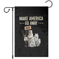 Make America Go Away Garden Flag Greenland Support Gift
