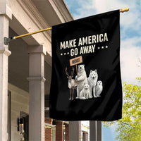 Make America Go Away Garden Flag Greenland Support Gift