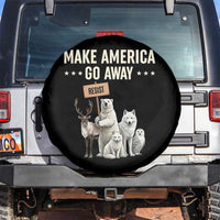 Make America Go Away Spare Tire Cover Greenland Support Gift