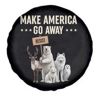 Make America Go Away Spare Tire Cover Greenland Support Gift
