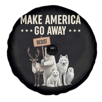 Make America Go Away Spare Tire Cover Greenland Support Gift