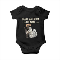Make America Go Away Baby Onesie Greenland Support Gift
