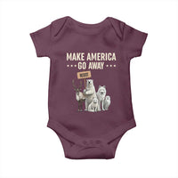 Make America Go Away Baby Onesie Greenland Support Gift