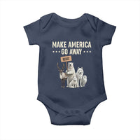 Make America Go Away Baby Onesie Greenland Support Gift