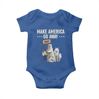 Make America Go Away Baby Onesie Greenland Support Gift