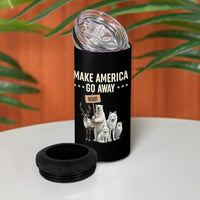 Make America Go Away 4 in 1 Can Cooler Tumbler Greenland Support Gift