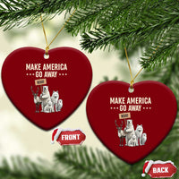 Make America Go Away Ceramic Ornament Greenland Support Gift