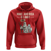 Make America Go Away Hoodie Greenland Support Gift