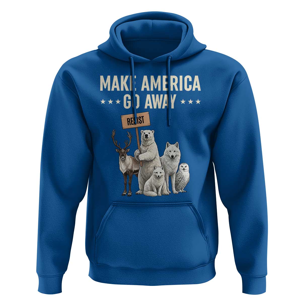Make America Go Away Hoodie Greenland Support Gift