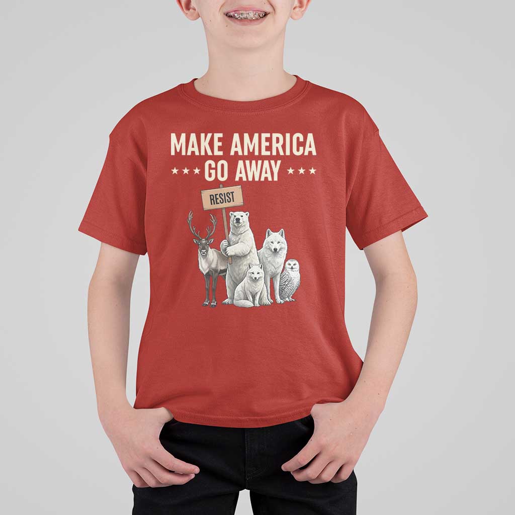 Make America Go Away T Shirt For Kid Greenland Support Gift
