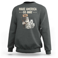 Make America Go Away Sweatshirt Greenland Support Gift