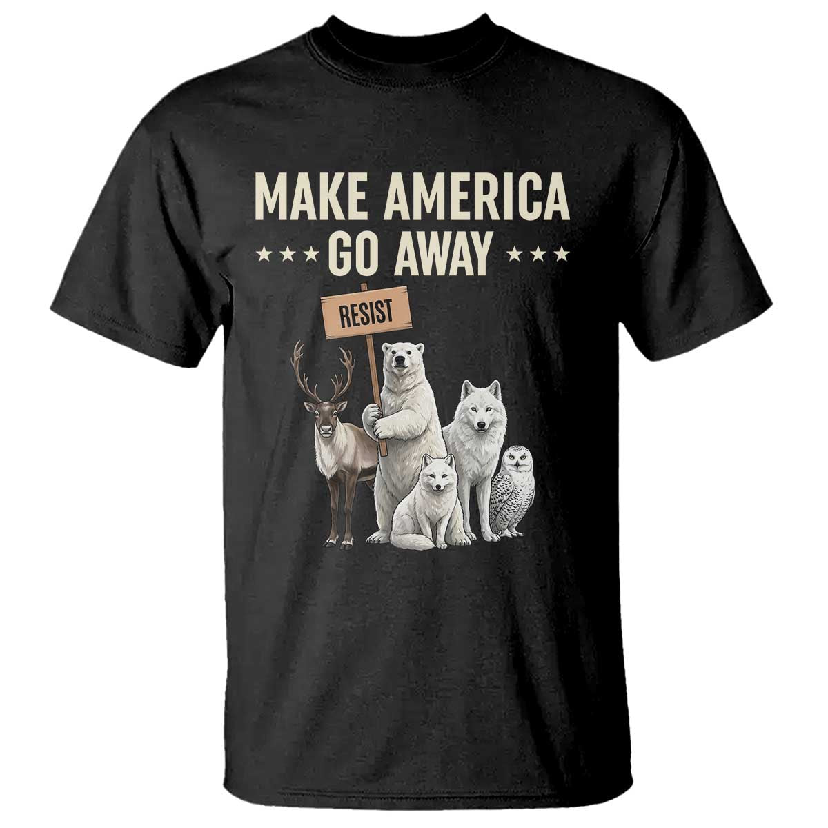 Make America Go Away T Shirt Greenland Support Gift