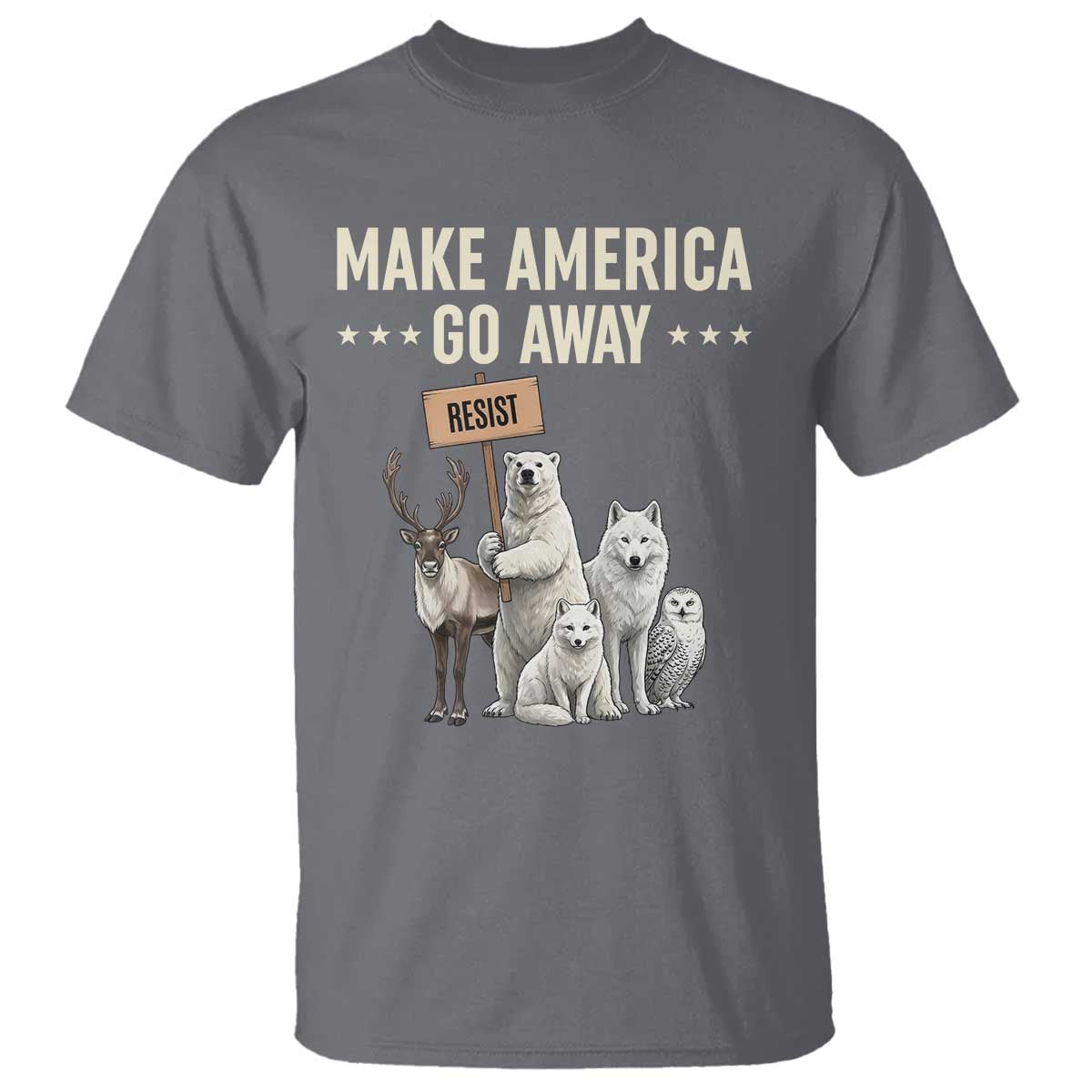 Make America Go Away T Shirt Greenland Support Gift