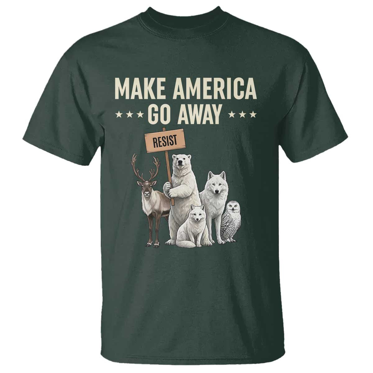 Make America Go Away T Shirt Greenland Support Gift