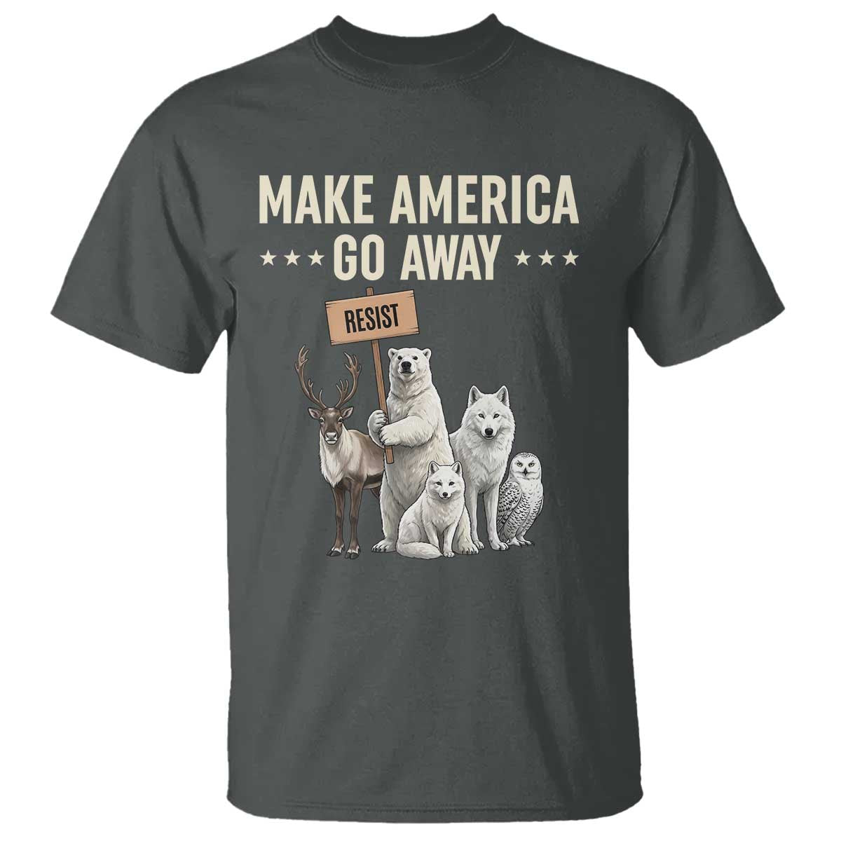 Make America Go Away T Shirt Greenland Support Gift