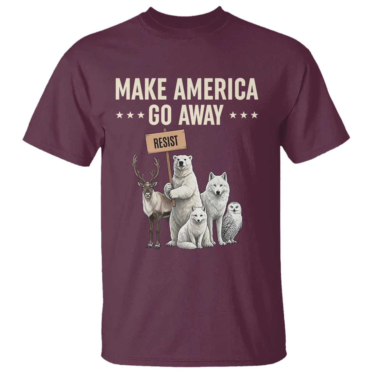 Make America Go Away T Shirt Greenland Support Gift