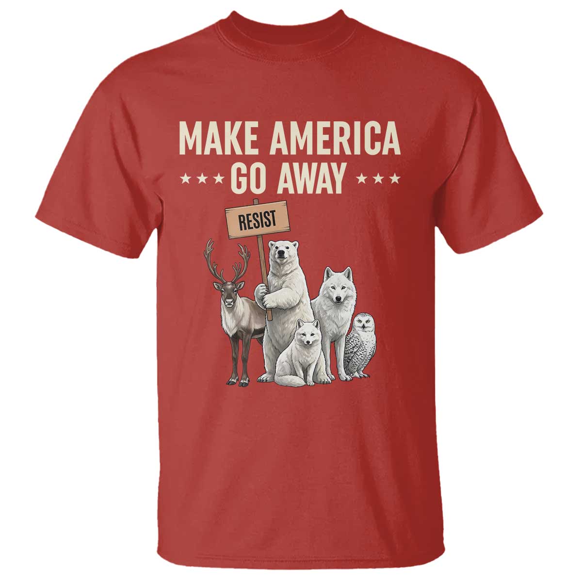Make America Go Away T Shirt Greenland Support Gift