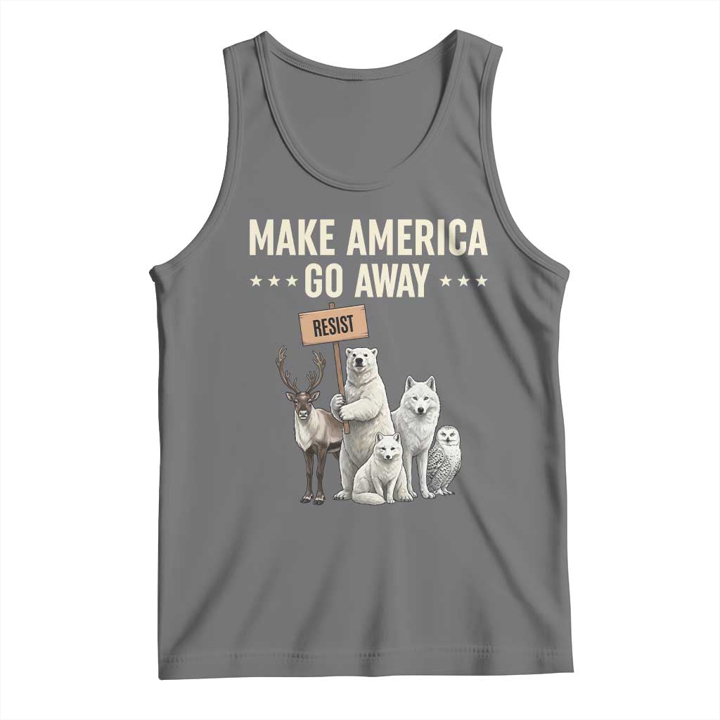 Make America Go Away Tank Top Greenland Support Gift