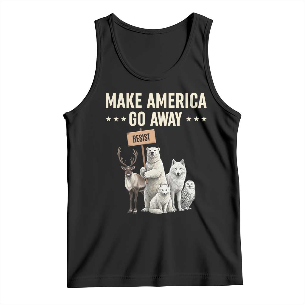 Make America Go Away Tank Top Greenland Support Gift
