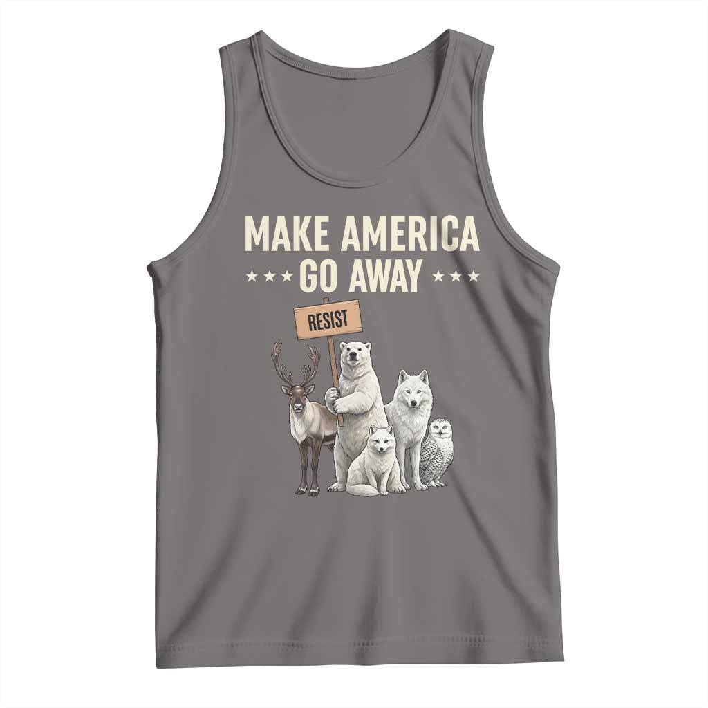 Make America Go Away Tank Top Greenland Support Gift