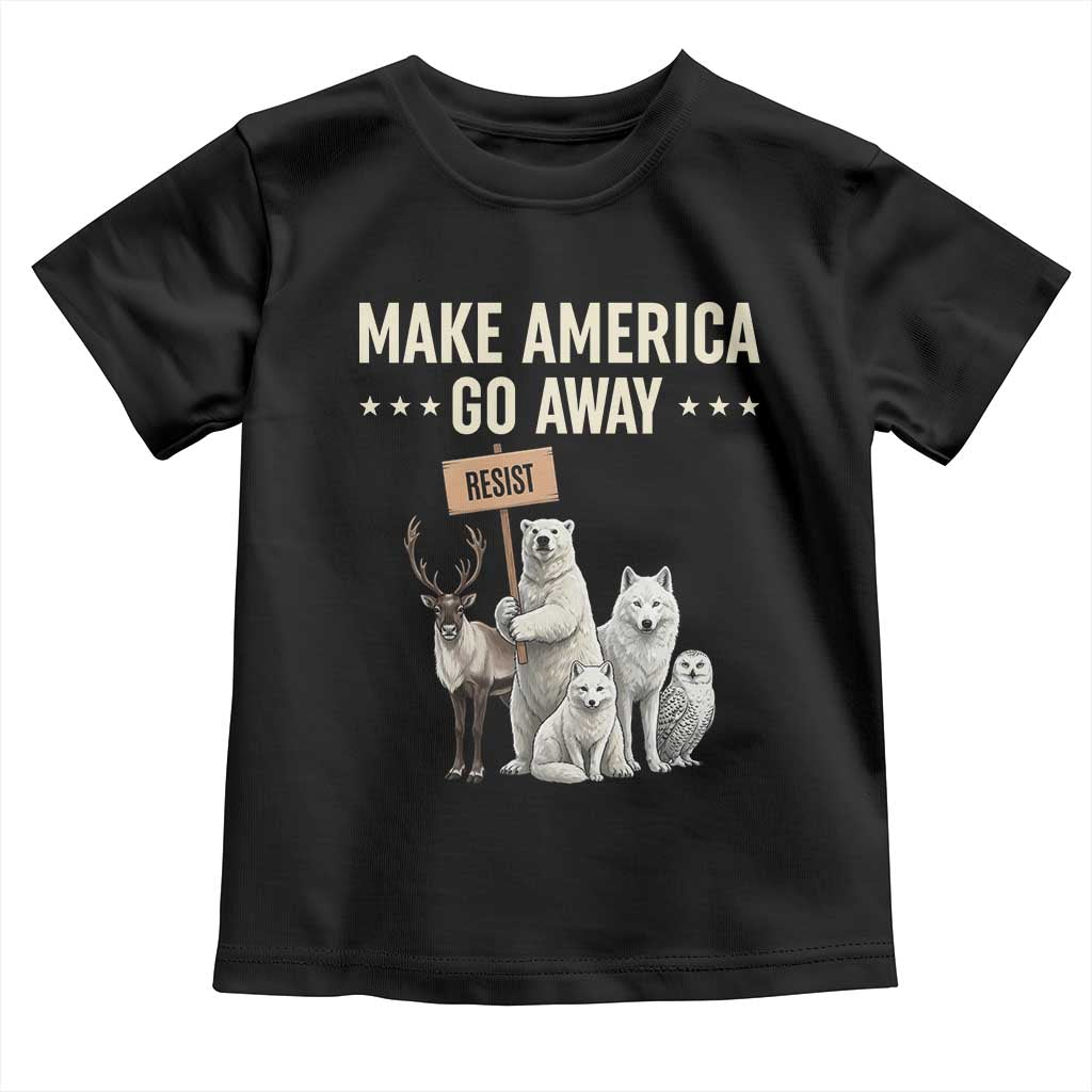 Make America Go Away Toddler T Shirt Greenland Support Gift