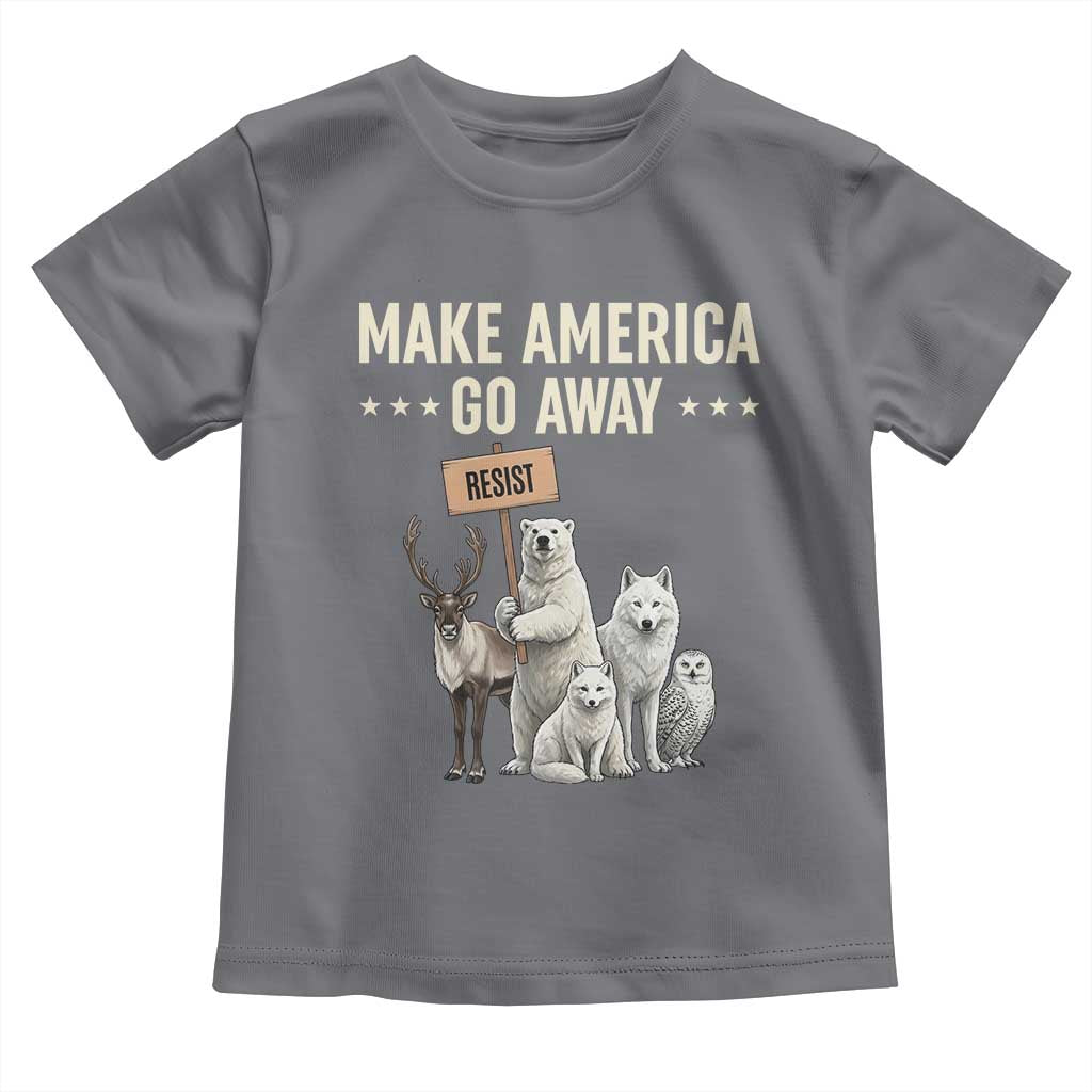 Make America Go Away Toddler T Shirt Greenland Support Gift