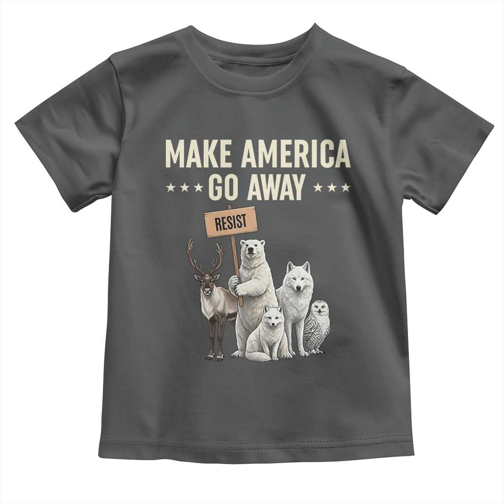 Make America Go Away Toddler T Shirt Greenland Support Gift
