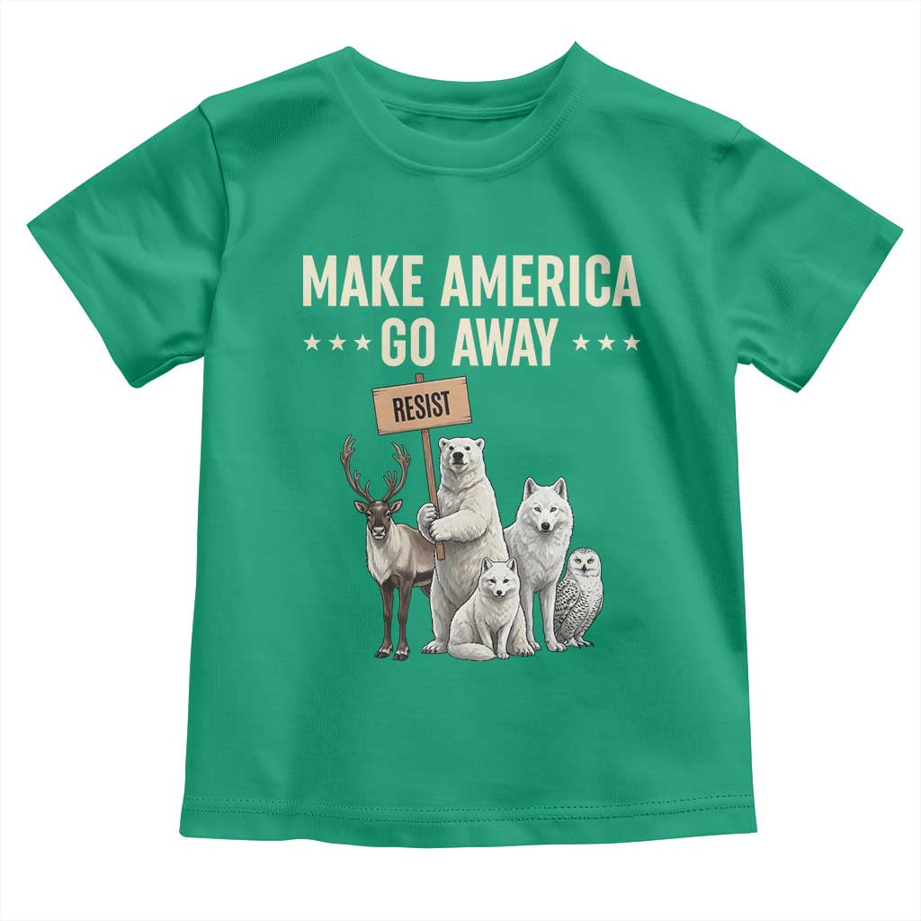 Make America Go Away Toddler T Shirt Greenland Support Gift