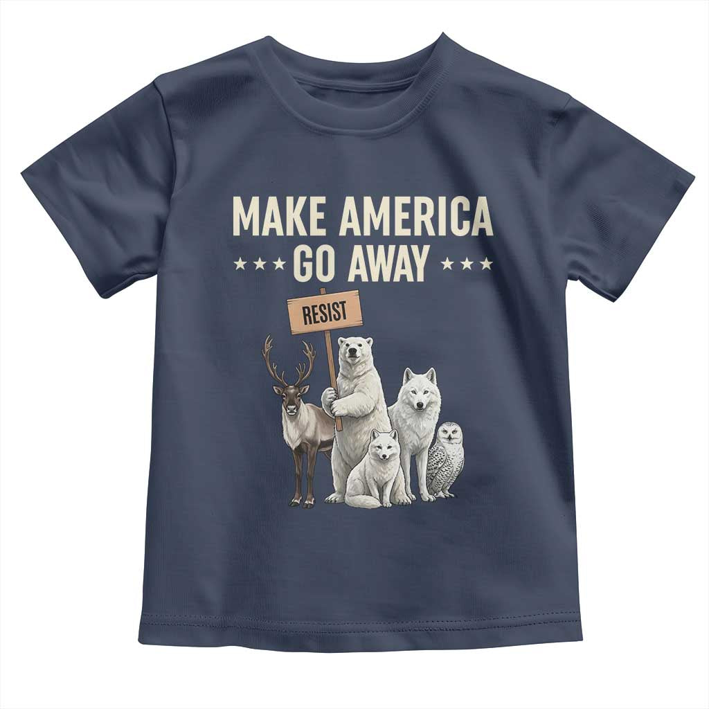 Make America Go Away Toddler T Shirt Greenland Support Gift