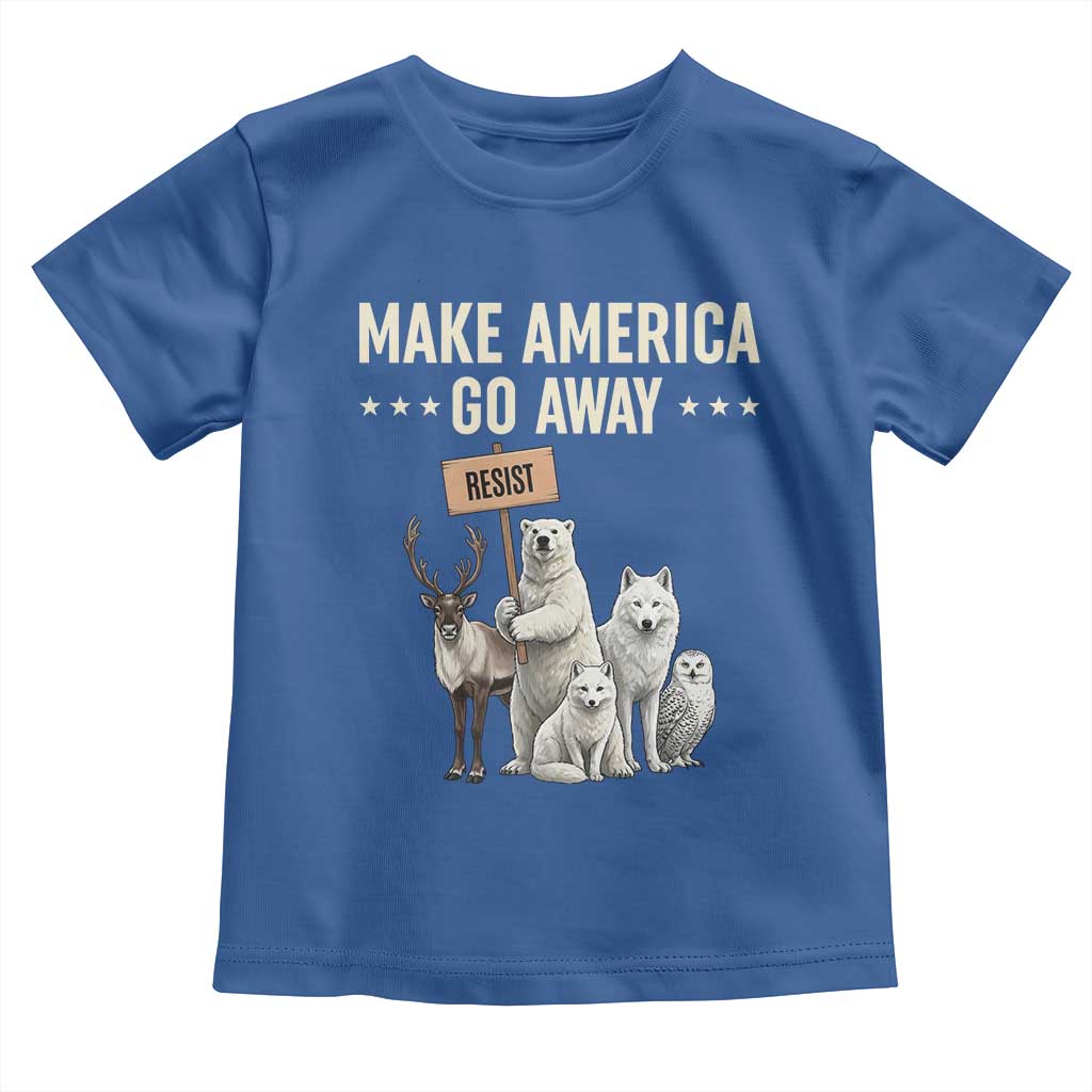 Make America Go Away Toddler T Shirt Greenland Support Gift