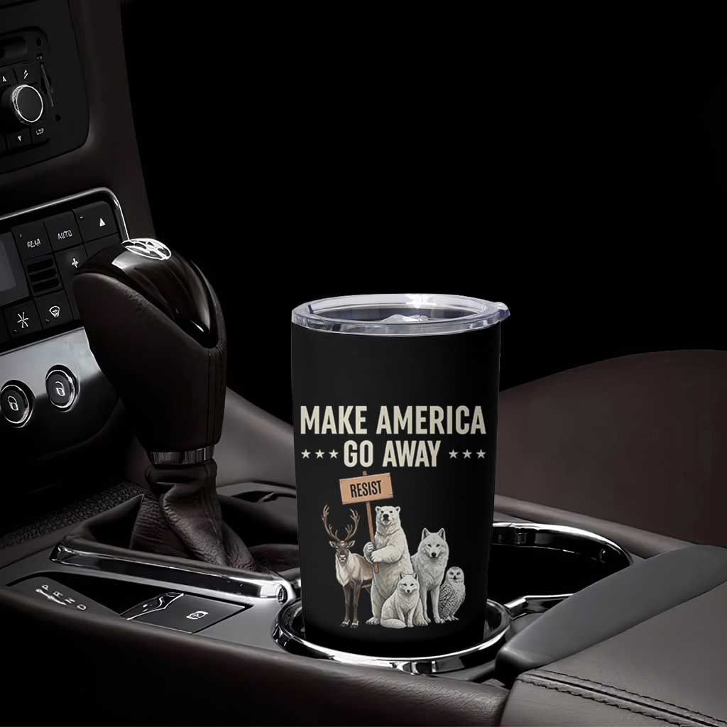 Make America Go Away Tumbler Cup Greenland Support Gift