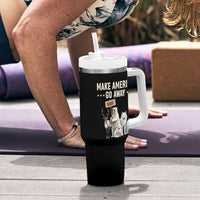 Make America Go Away Tumbler With Handle Greenland Support Gift