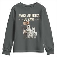 Make America Go Away Youth Sweatshirt Greenland Support Gift