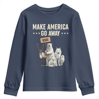 Make America Go Away Youth Sweatshirt Greenland Support Gift