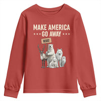 Make America Go Away Youth Sweatshirt Greenland Support Gift