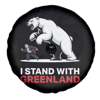 I Stand With Greenland Spare Tire Cover Anti Fascist Political Parody Gift