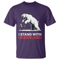 I Stand With Greenland T Shirt Anti Fascist Political Parody Gift